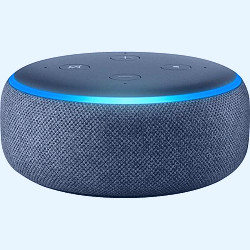 Amazon Echo Dot in Charcoal (Gen 3) B07FZ8S74R - The Home Depot